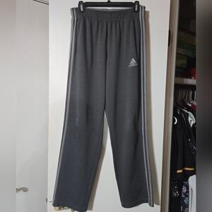 Adidas Climalite Womens Gray Track Pants Athletic Active Pants